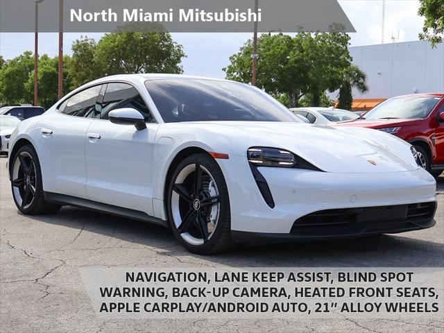 used 2024 Porsche Taycan car, priced at $73,990