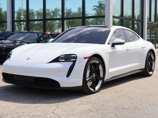 used 2024 Porsche Taycan car, priced at $73,490