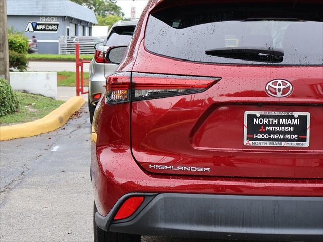 used 2022 Toyota Highlander car, priced at $25,990