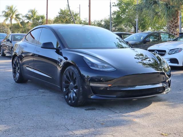 used 2021 Tesla Model 3 car, priced at $30,999
