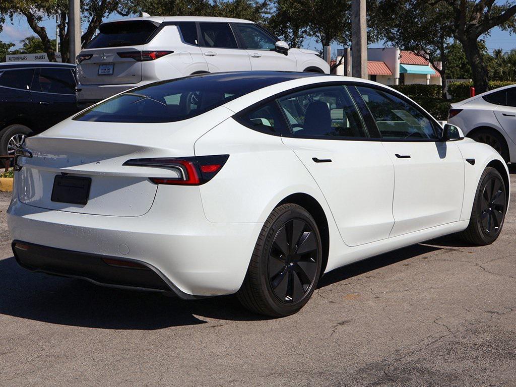 used 2025 Tesla Model 3 car, priced at $34,995