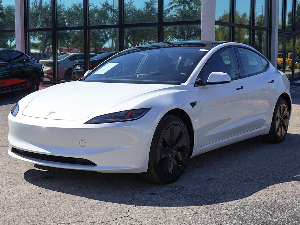 used 2025 Tesla Model 3 car, priced at $34,995