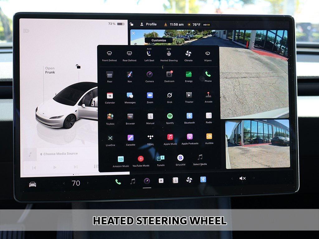 used 2025 Tesla Model 3 car, priced at $34,995