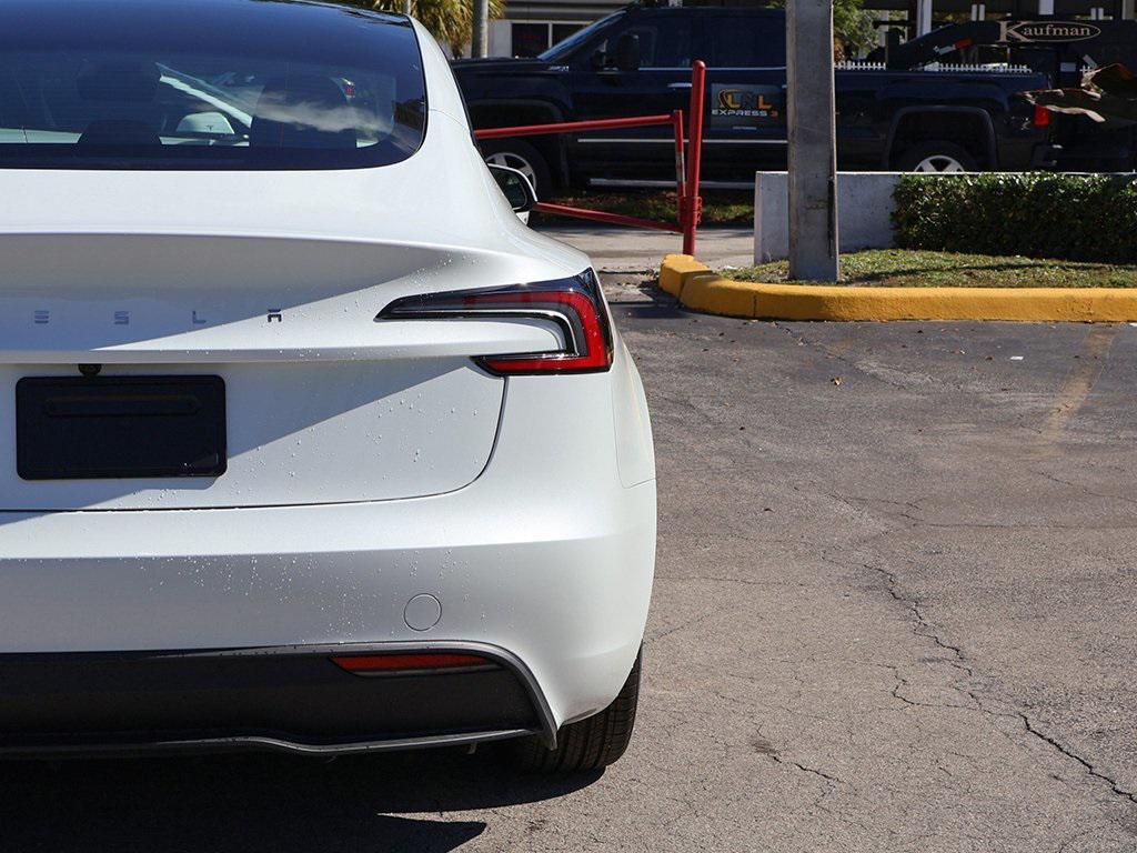 used 2025 Tesla Model 3 car, priced at $34,995