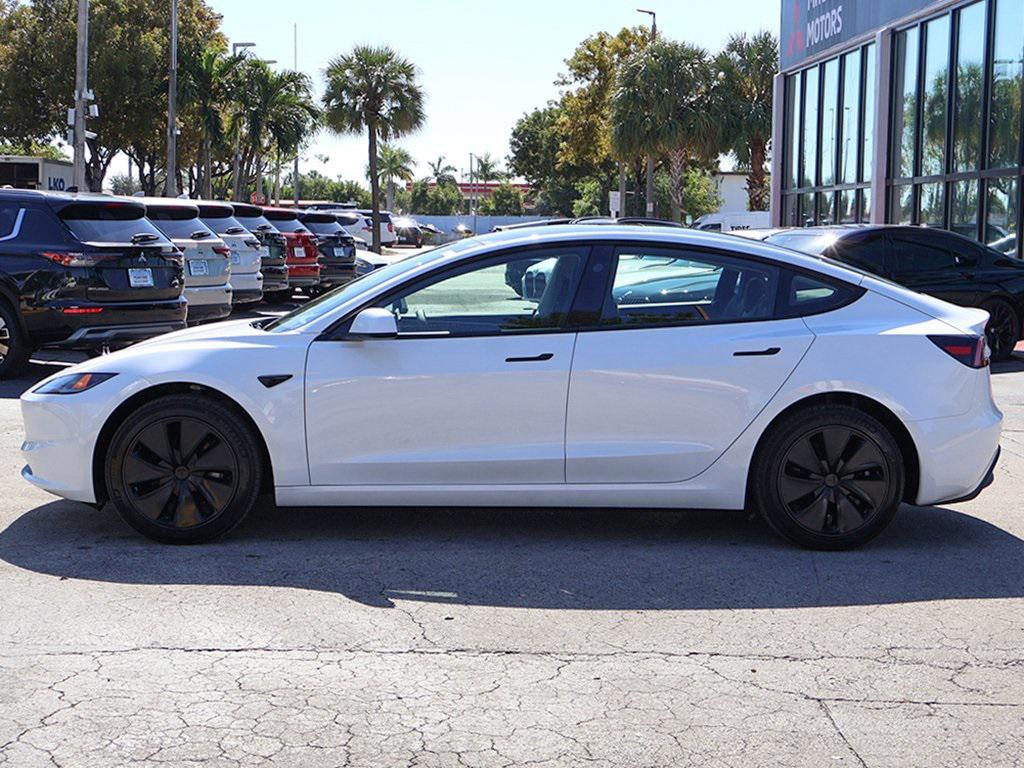 used 2025 Tesla Model 3 car, priced at $34,995