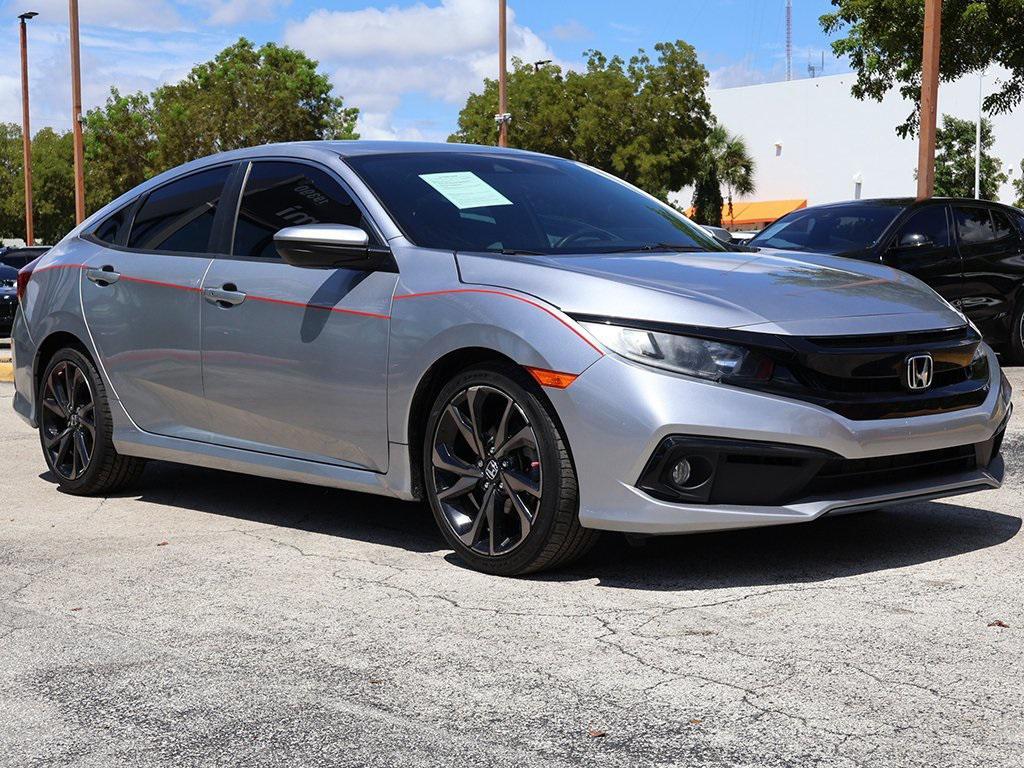 used 2021 Honda Civic car, priced at $18,190