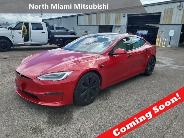 used 2021 Tesla Model S car, priced at $37,990