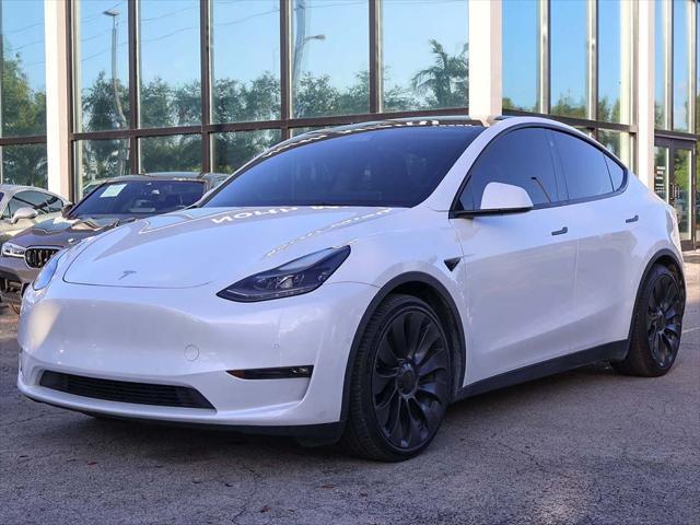 used 2021 Tesla Model Y car, priced at $23,490