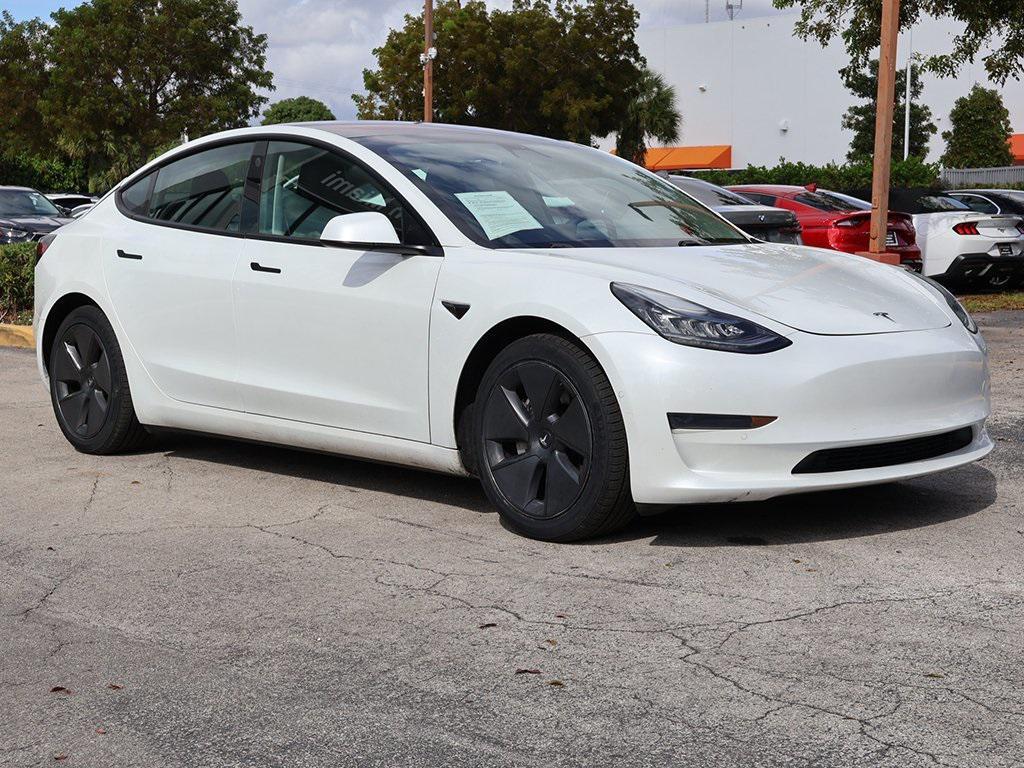 used 2021 Tesla Model 3 car, priced at $19,990
