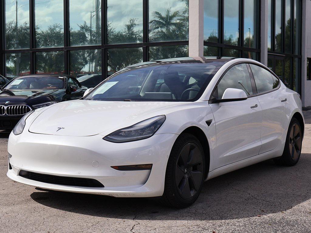 used 2021 Tesla Model 3 car, priced at $19,990