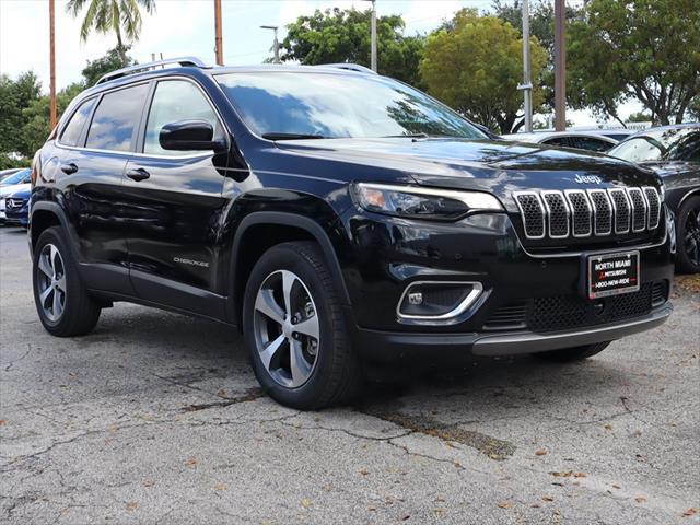 used 2021 Jeep Cherokee car, priced at $22,390