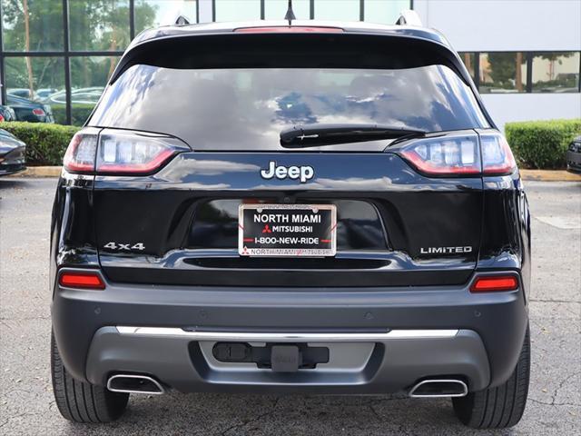 used 2021 Jeep Cherokee car, priced at $22,390