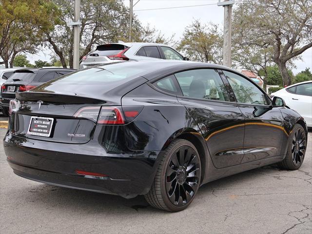 used 2022 Tesla Model 3 car, priced at $28,690