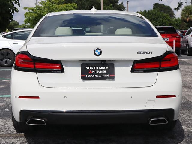 used 2021 BMW 530 car, priced at $25,990