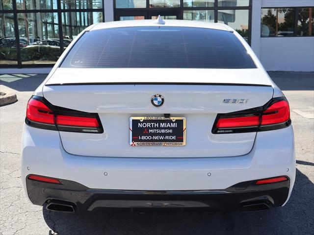 used 2023 BMW 530 car, priced at $43,490