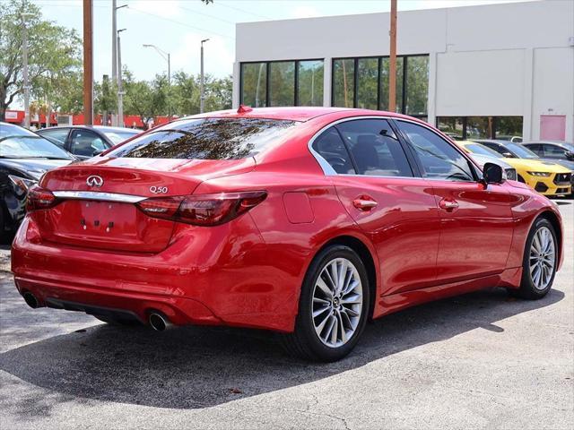 used 2022 INFINITI Q50 car, priced at $25,290