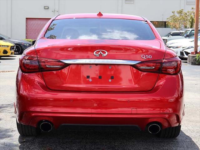 used 2022 INFINITI Q50 car, priced at $25,290