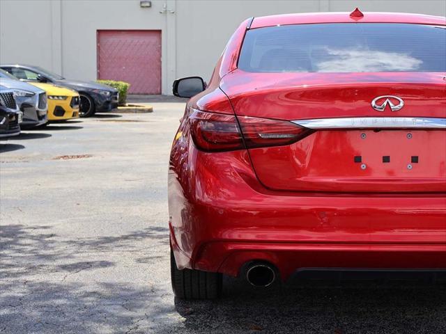 used 2022 INFINITI Q50 car, priced at $25,290