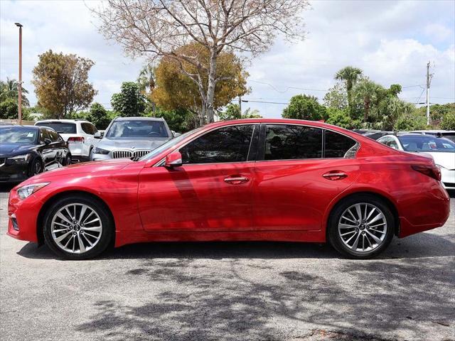 used 2022 INFINITI Q50 car, priced at $25,290
