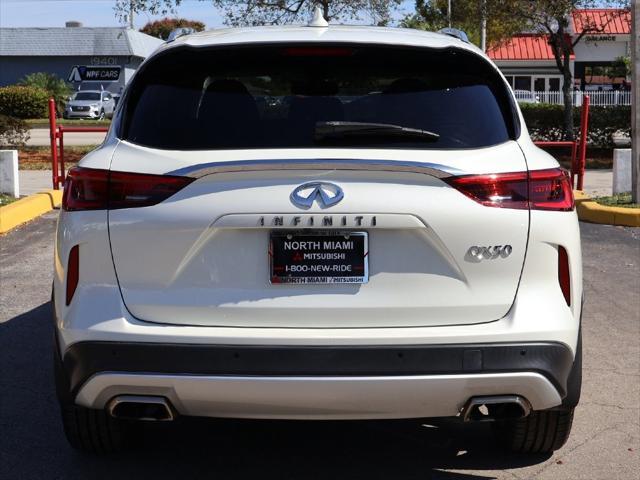 used 2021 INFINITI QX50 car, priced at $22,990