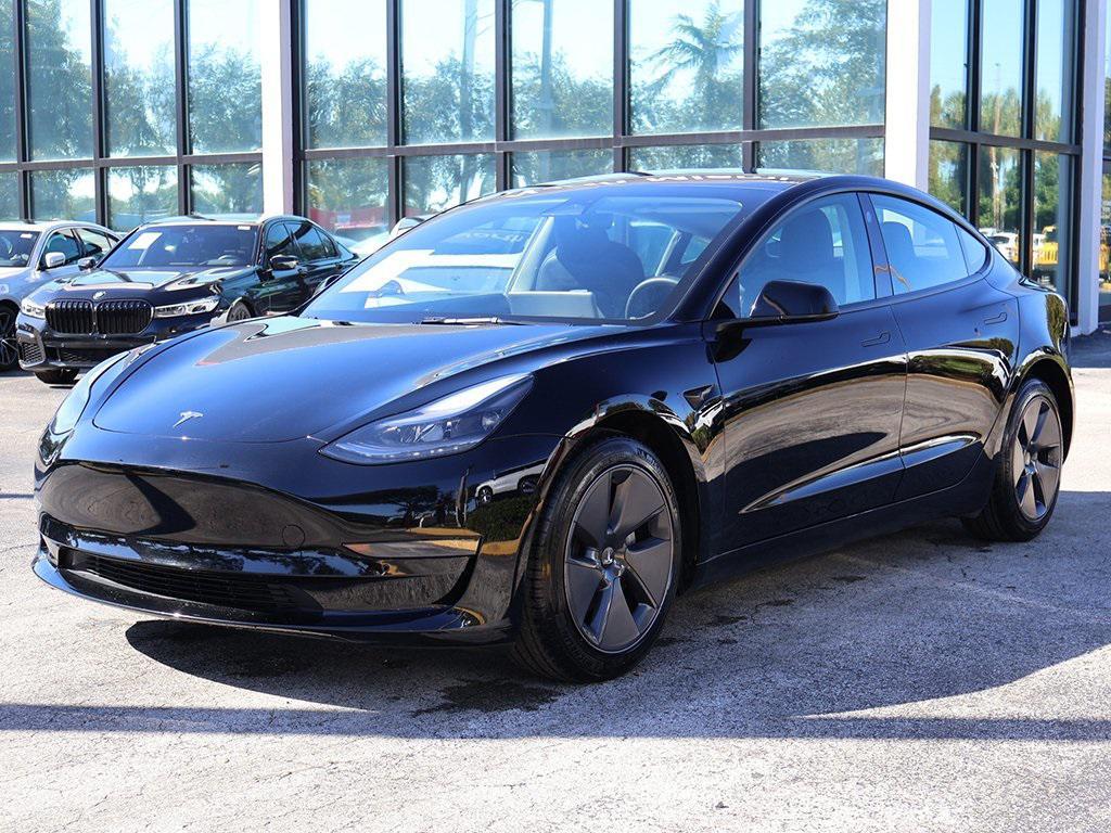 used 2022 Tesla Model 3 car, priced at $22,110