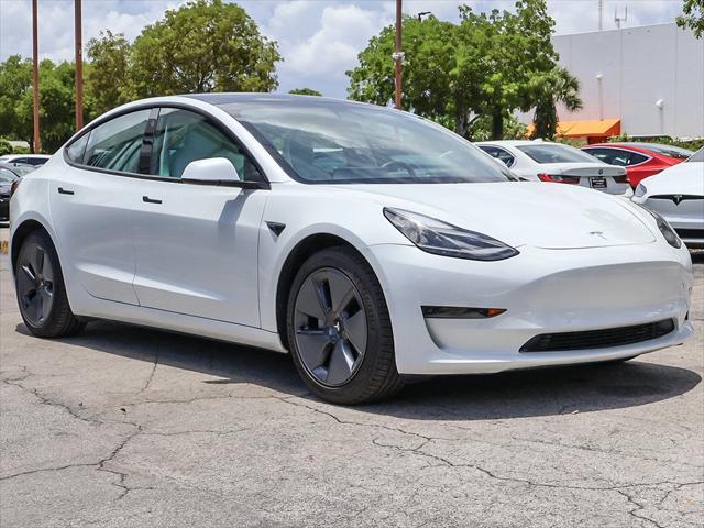 used 2021 Tesla Model 3 car, priced at $22,690