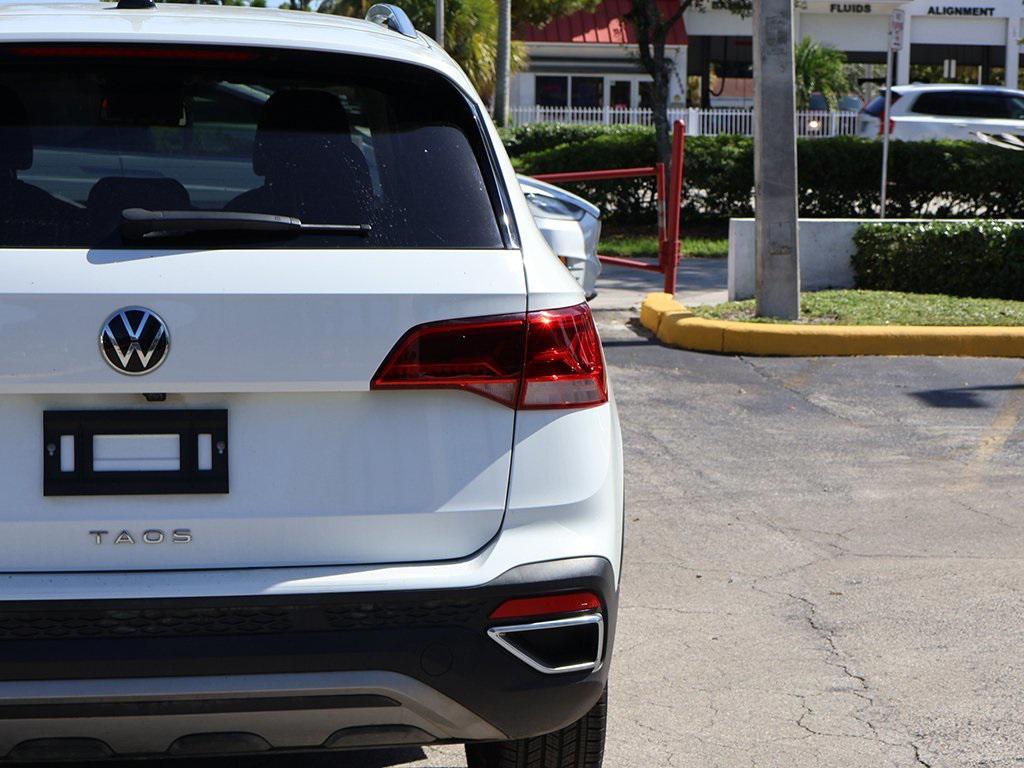used 2022 Volkswagen Taos car, priced at $15,990