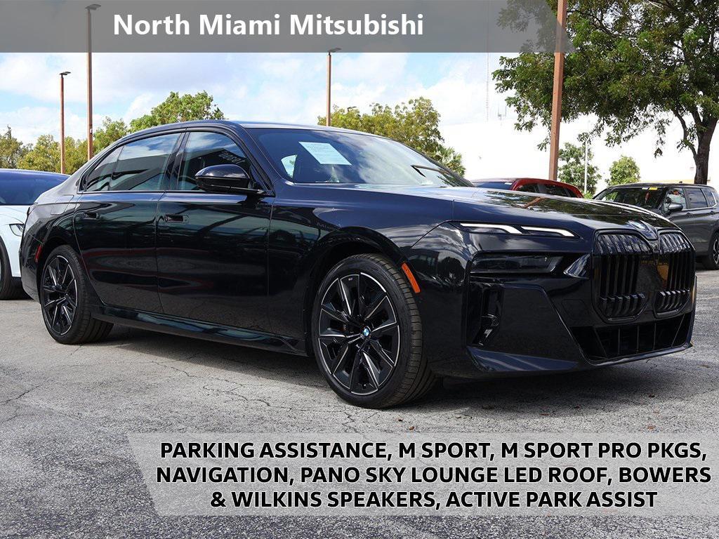 used 2023 BMW 740 car, priced at $55,495