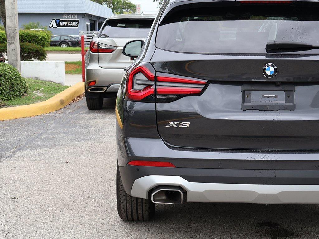 used 2022 BMW X3 car, priced at $27,399