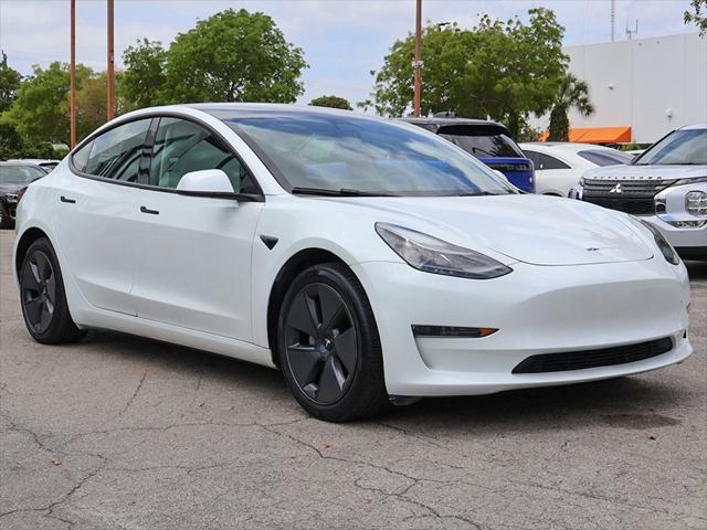 used 2023 Tesla Model 3 car, priced at $25,000