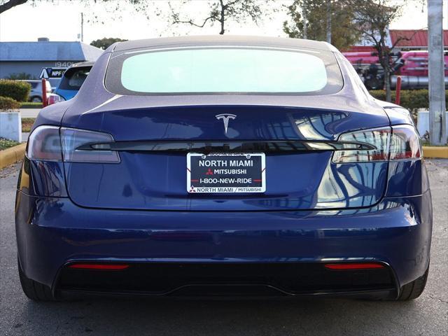 used 2022 Tesla Model S car, priced at $43,490