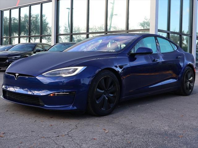 used 2022 Tesla Model S car, priced at $43,490