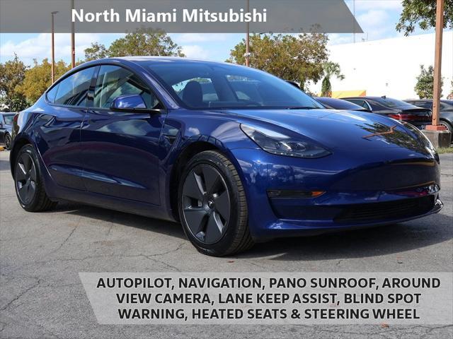 used 2023 Tesla Model 3 car, priced at $25,490