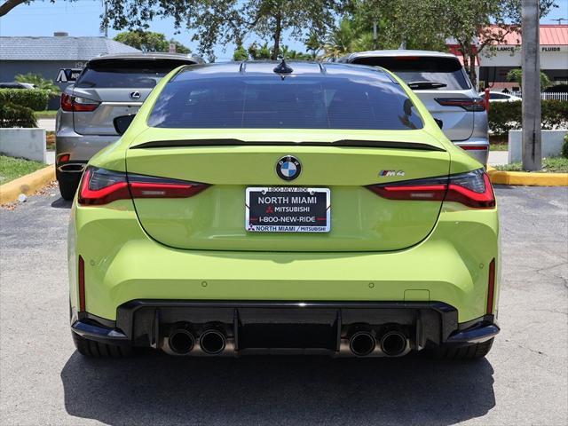 used 2022 BMW M4 car, priced at $61,490