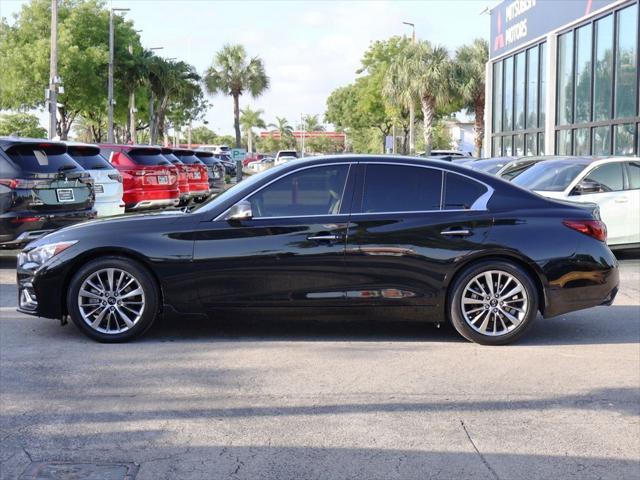 used 2022 INFINITI Q50 car, priced at $22,990