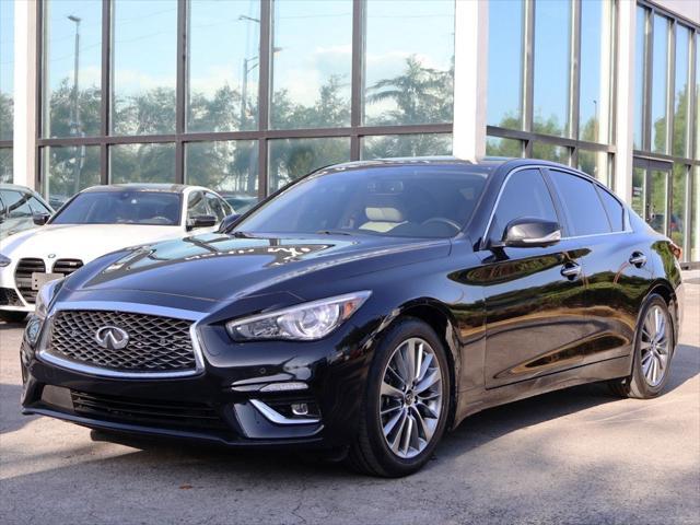 used 2022 INFINITI Q50 car, priced at $22,990