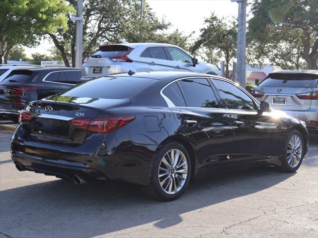 used 2022 INFINITI Q50 car, priced at $22,990
