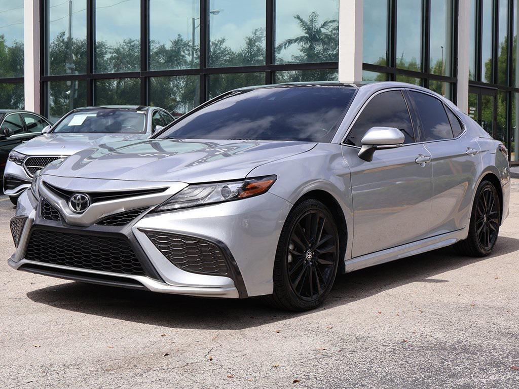 used 2021 Toyota Camry car, priced at $23,990