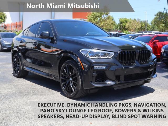 used 2021 BMW X6 car, priced at $57,490
