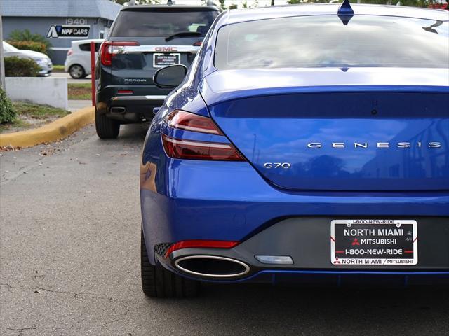 used 2023 Genesis G70 car, priced at $30,290