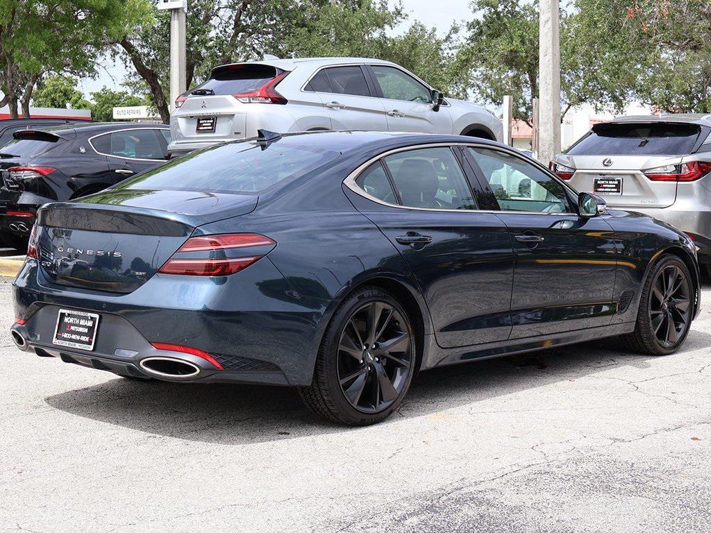 used 2022 Genesis G70 car, priced at $25,590