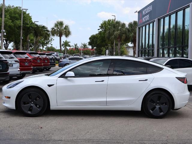 used 2022 Tesla Model 3 car, priced at $23,690