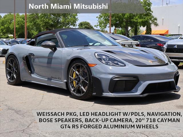 used 2025 Porsche 718 Spyder car, priced at $204,990