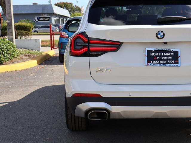 used 2022 BMW X3 car, priced at $29,690