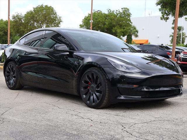 used 2021 Tesla Model 3 car, priced at $23,690
