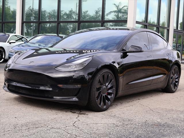 used 2021 Tesla Model 3 car, priced at $23,690