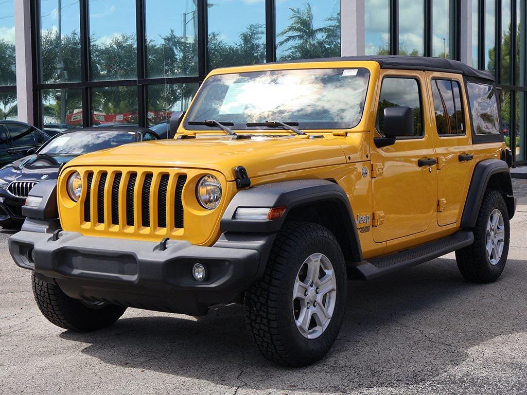 used 2021 Jeep Wrangler Unlimited car, priced at $19,995
