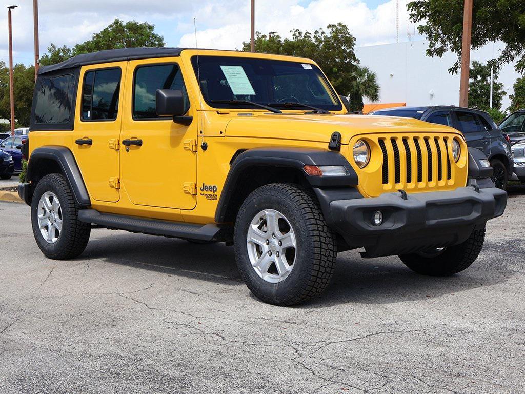 used 2021 Jeep Wrangler Unlimited car, priced at $19,995