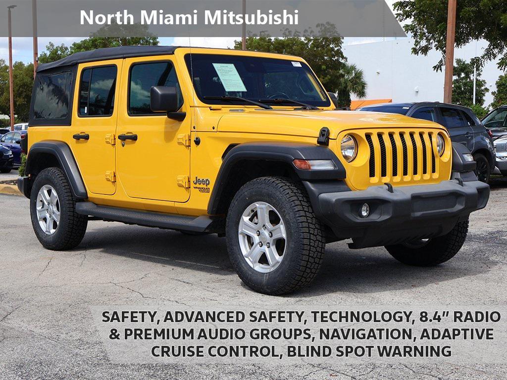 used 2021 Jeep Wrangler Unlimited car, priced at $19,995