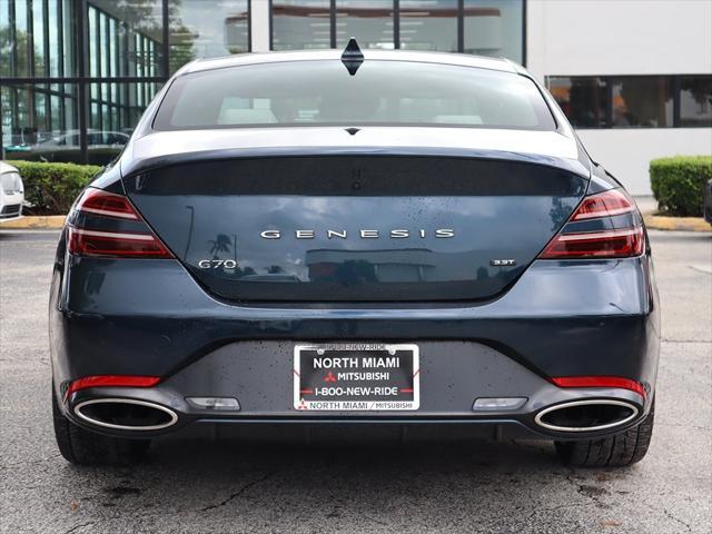 used 2022 Genesis G70 car, priced at $27,590